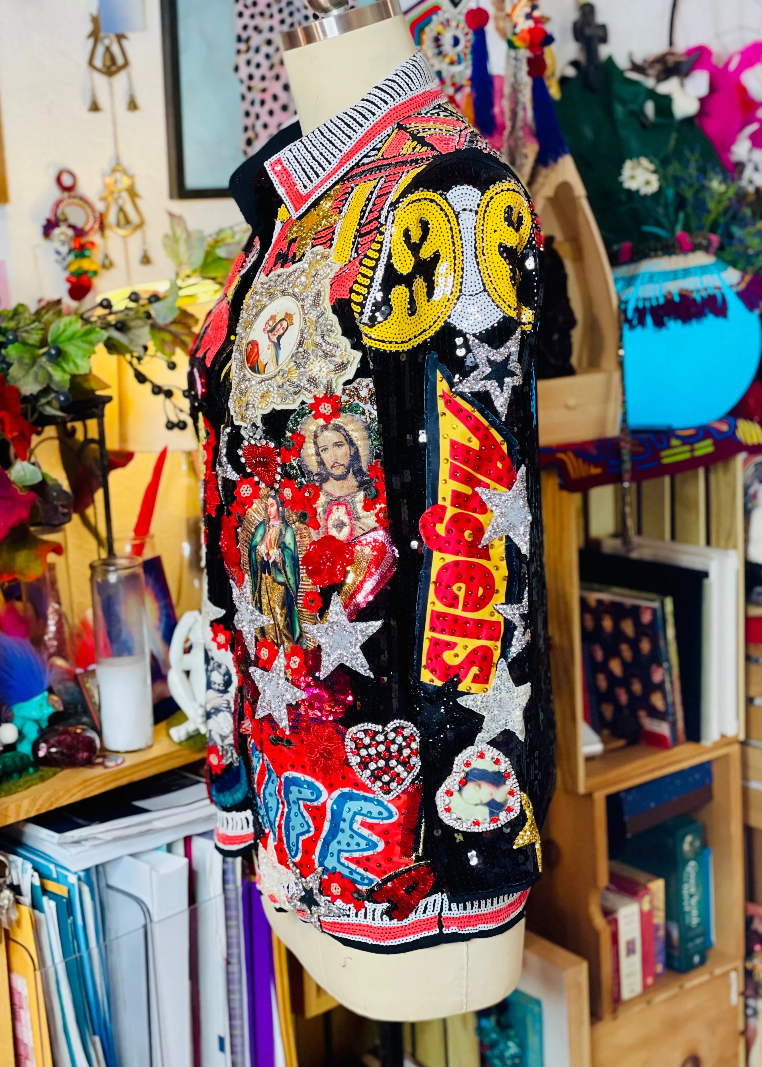 Virgins and Angels sequins jacket