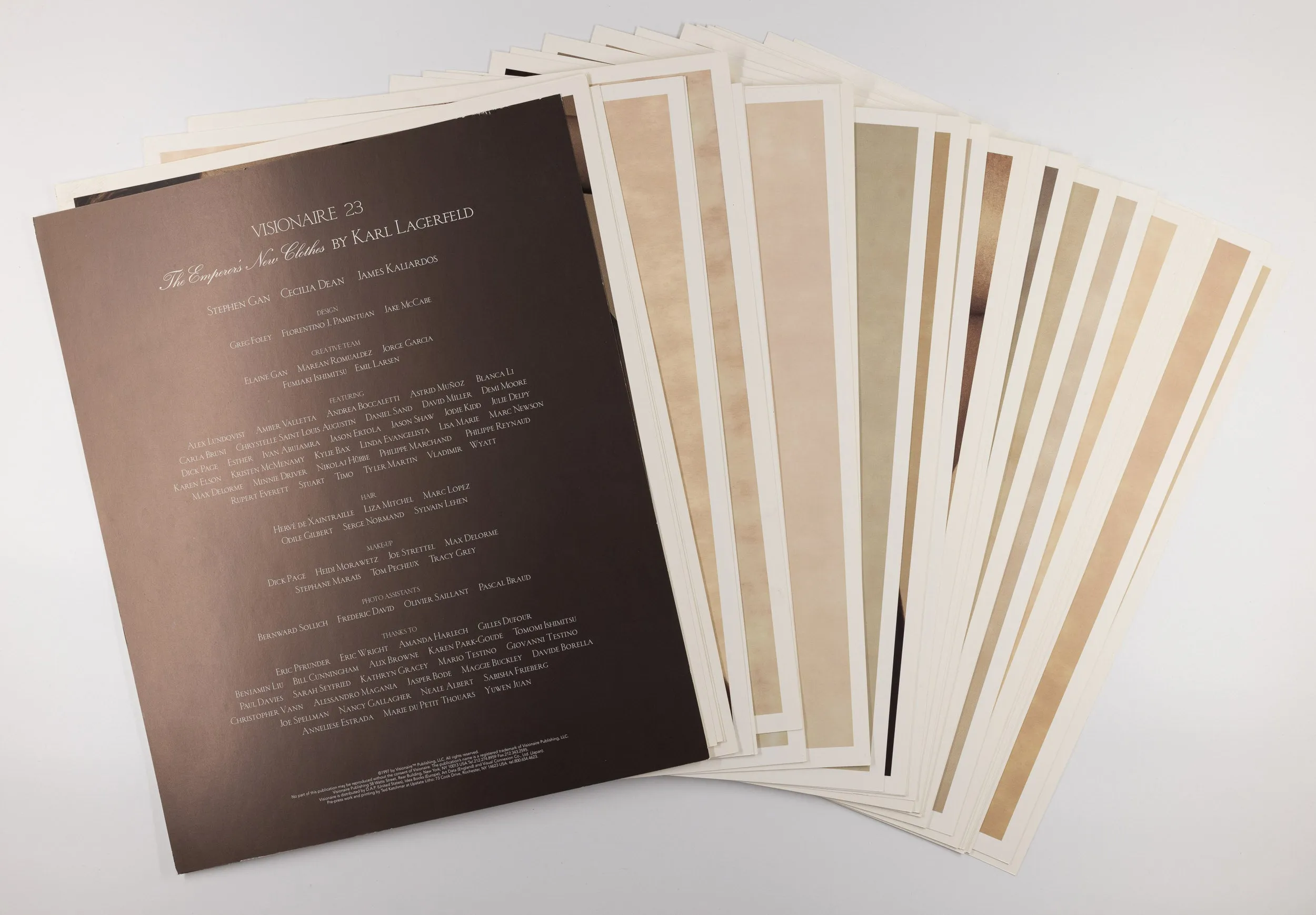 Visionaire #23: The Emperor's New Clothes – Karl Lagerfeld [1st Ed.]