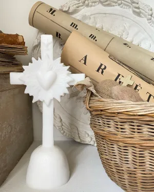 Wax Cross- White 12in