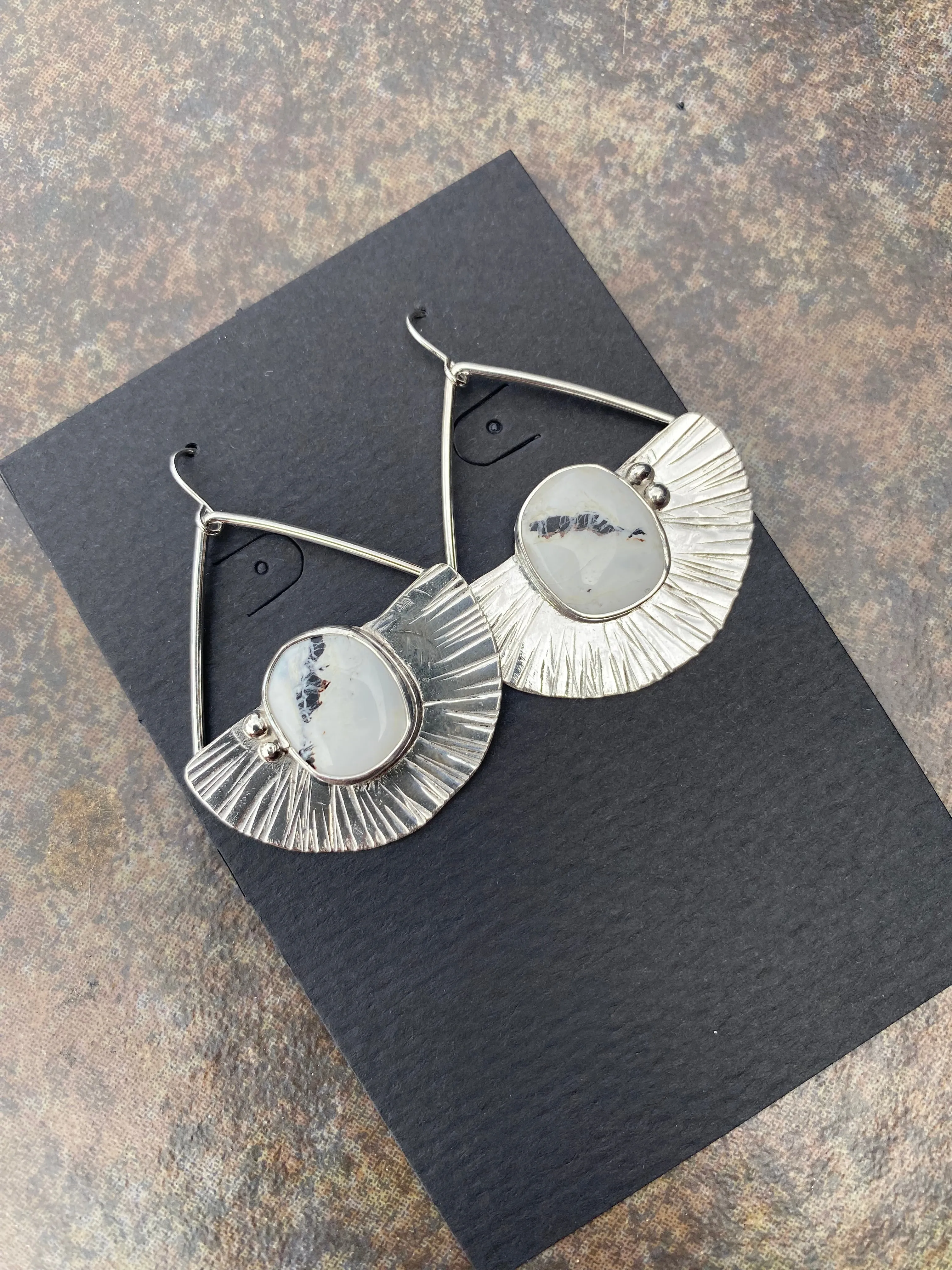 White Buffalo Sunbasket Earrings