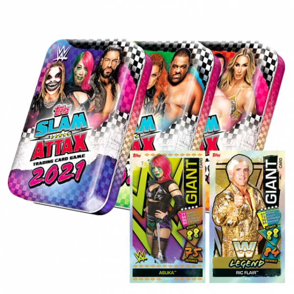 WWE Slam Attax 2021 Mini Collectors Tin