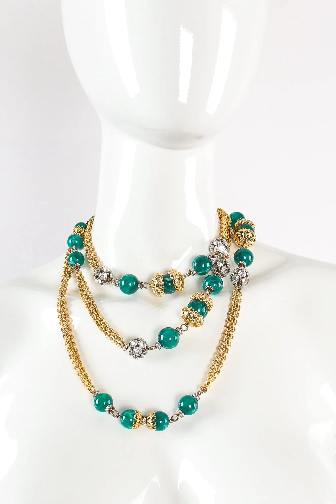 XL Bead Chain Layering Necklace