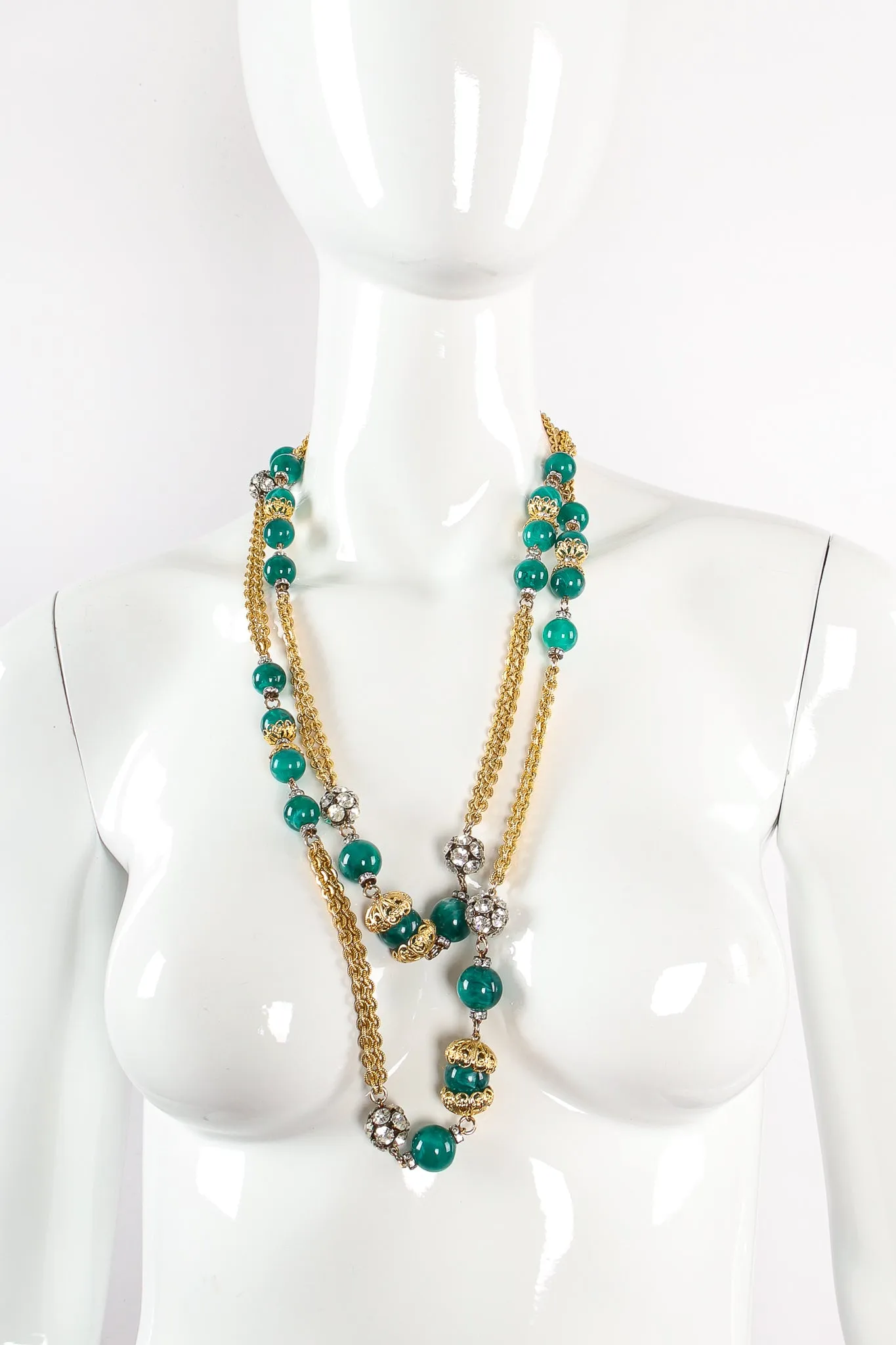 XL Bead Chain Layering Necklace
