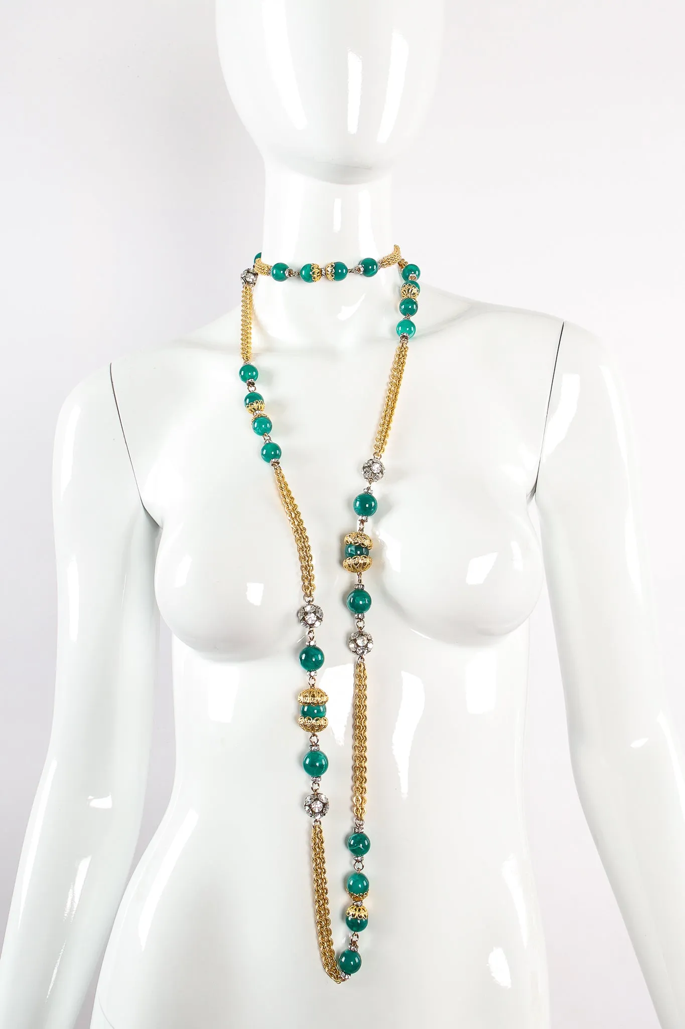 XL Bead Chain Layering Necklace